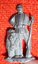 Reservistenkrug Deckelfigur Infanterie Bayern