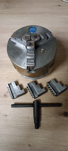 Manuelles backen drehfutter - manuelles, 3-backen-drehfutter
