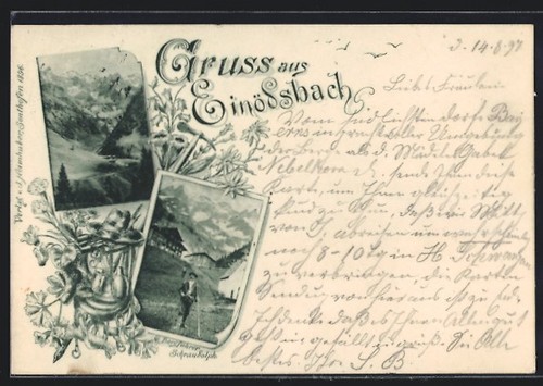 Ansichtskarte einödsbach - ansichtskarte,