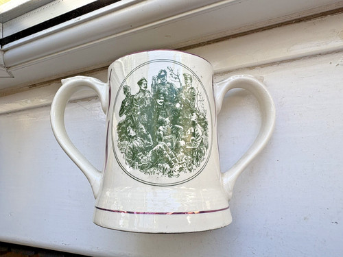 Vintage wade doppelhenkel krug - doppelhenkel,