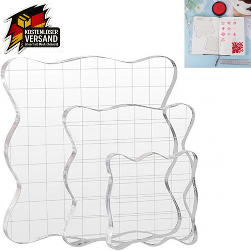 Acryl stempelblock set - acryl,
