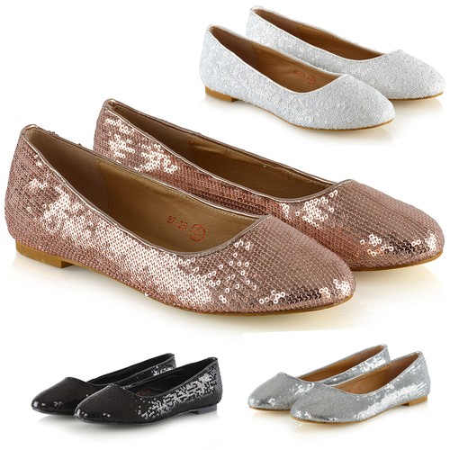 Damenschuhe slipper pailletten - slipper,