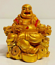 Goldener Lachender Buddha auf