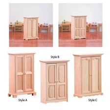 Simulation Holz Kleiderschrank