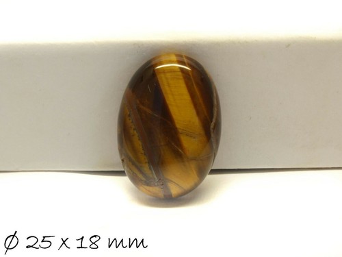 Stk tigerauge edelstein - 1, stk.