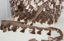 Spitze Quasten Quastenborte Borte Bordüre 12,6m/4,5cm UNBENUTZT DDR