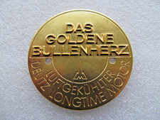 alte Plakette - Das Goldene