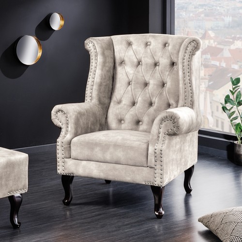 Ohrensessel chesterfield - ohrensessel,