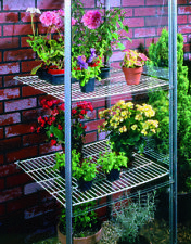 Regalset f. Anlehnhaus 900 und 1300, alu Vitavia Gewächshaus Treibhaus Anbau EPH