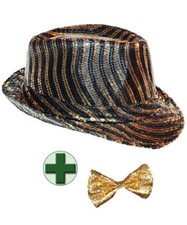 Pailletten-Hut Disco-Hut