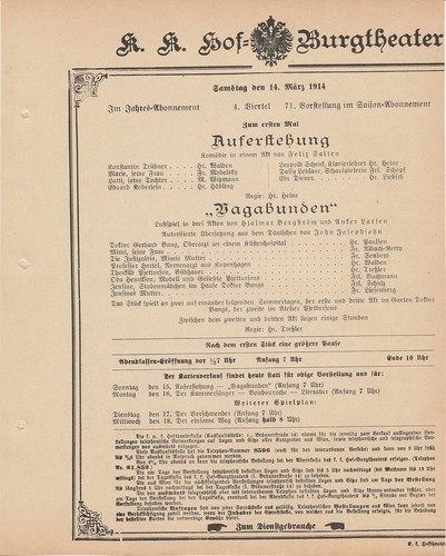 Theaterzettel salten - theaterzettel,