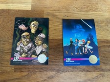 Maniac Mansion Trading Card LRG limited run Sammler Karte Set   #337 + #338