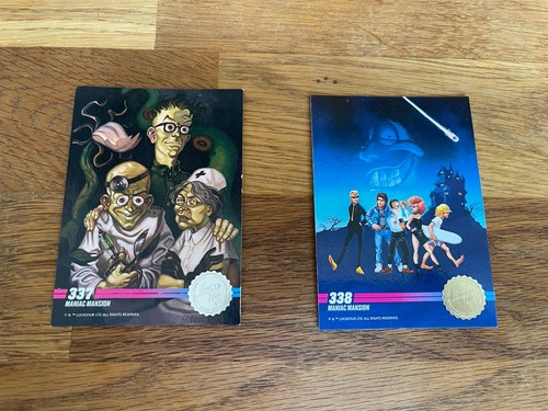 Maniac mansion trading card - maniac,