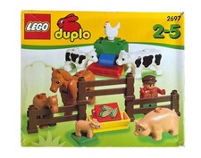 LEGO Duplo 2697 OVP Tiere Bauernhof Kuh Pferd Schwein - UNVOLLSTÄNDIG
