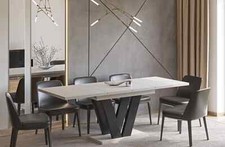 SONDERANGEBOT Esstisch LARA 130-210cm Kaschmir Beige ausziehbar Esszimmertisch