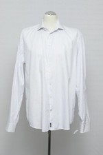 180 01/205 STRELLSON Herren Hemd KW43 Gr. XL weiß blau gestreift Shaped Fit