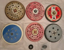 Sortiment 6 Klettschleifteller gebraucht 1 davon neu 150mm Kleinteile Festo