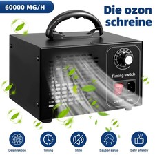 🔥Neu Ozongenerator 60000mg/h Ozongerät Ozonisator Industrieller Luftreiniger DE