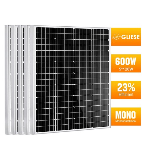 120w 600w 18v solarmodul - 120w,
