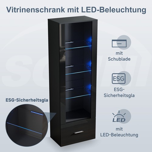 Highboard standvitrine - highboard,