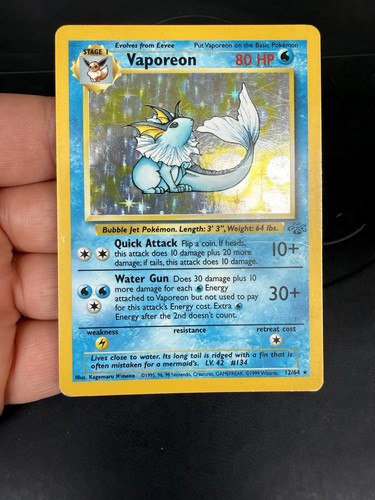 Pokémon karte aquana vaporeon - pokémon,