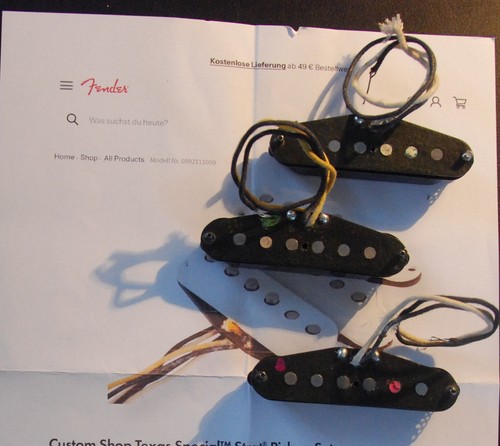 Fender custom shop - shop, pickup