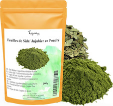 200G Gemahlene Sidr/Jujube-Blätter – Jujube-Pulver – Intensives Aroma Und Geschm