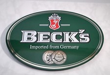 BECK's Bier  Emailleschild 