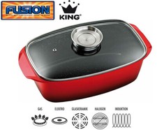 KING Aluguss Bräter 32 x 21 cm alle Herdarten Fusion