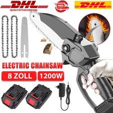 Kleine Akku-Elektrokettensäge