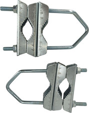 2X Mastschelle Sat Mast Rohr