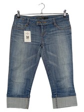 ONLY Damen Jeans Regular Fit W29/38/M Blau Capri Denim Hose