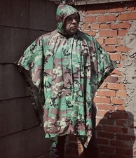 Poncho Regenjacke Camouflage