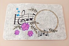 Tassenuntersetzer Untersetzer aus Filz, Polyesterfilz, bestick