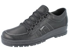 STADLER Tramp II Herren Halbschuhe Schnürschuhe Hiking Wandern schwarz/Leder