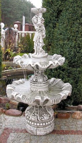Fontäne frau mit schale - fontäne,