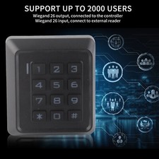 RFID 13.56MHz Zugangskontrolle Türöffner Codeschloss Tastatur Zugangssystem