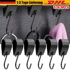 10x haken leder - s-haken,