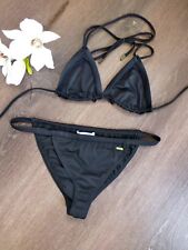 BURBERRY * STRENESSE Blue ✿ Orig. LUXUS Bikini Top Hose Set schwarz 36 38 M 10