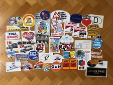 Auto Motorsport Oldtimer - Aufkleber Sammlung / Sticker Konvolut Reklame Werbung