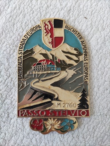 Alte plakette passo stelvio - plakette,