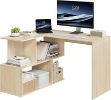 Schreibtisch Eckschreibtisch Winkeltisch Computertisch Tisch Holz Stahl st64hei