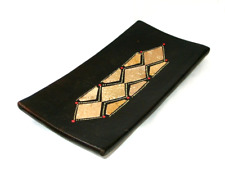 Terrakottaschale mit Intarsienarbeiten Landhaus Schale Obstschale Terracotta Ton