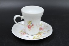 Tirschenreuth Sammelgedeck Set Mokkatasse & Untertasse Tasse Teller UT Blüten
