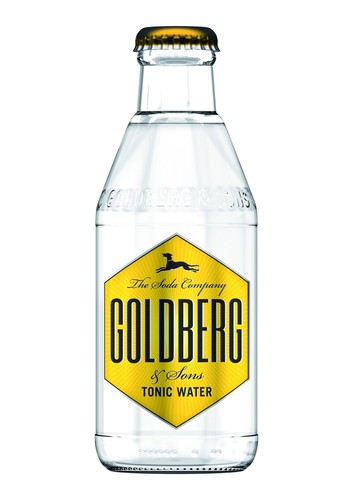 Goldberg tonic water - water,