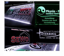 LED Schild Acrylglas