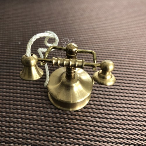 Messing miniatur telefon - miniatur,