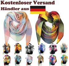 Damen Schal XXL Strick Dreieck Schal Halstuch Dreieckstuch kuschelig flauschig