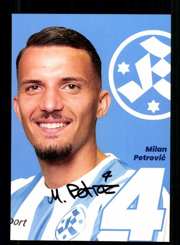 Milan petrovic autogrammkarte - petrovic,