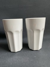 2 x IKEA Pokal Becher weiß